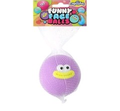 ORB Curiosities Funny Face Balls Purple Squeeze Ball Toy Age 4-7