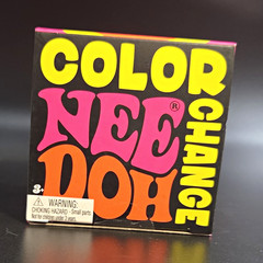 Schylling Color Change NeeDoh Groovy Glob Tactile Squeeze Toy, Multicolor