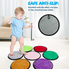 16 Set round Sensory Mini Mats Textured Sensory Tiles – Sensory Toys for Autisti