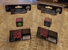 WORLDS SMALLEST NEEDOH The Groovy Glob! GREEN RARE & BLUE Schylling NIB LOT OF 2