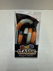 Tangle Classic The Original Fidget Toy Orange Black Gray Kids Childrens