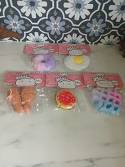 Jelli Squishi Sensory ASD Anxiety Stress Relief Toy Food Lot Of 5
