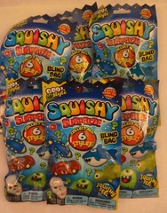 6 Packs Of Squishy Surprise Toy Blind Bags! With Cord To Hang For Ages 4 & Up