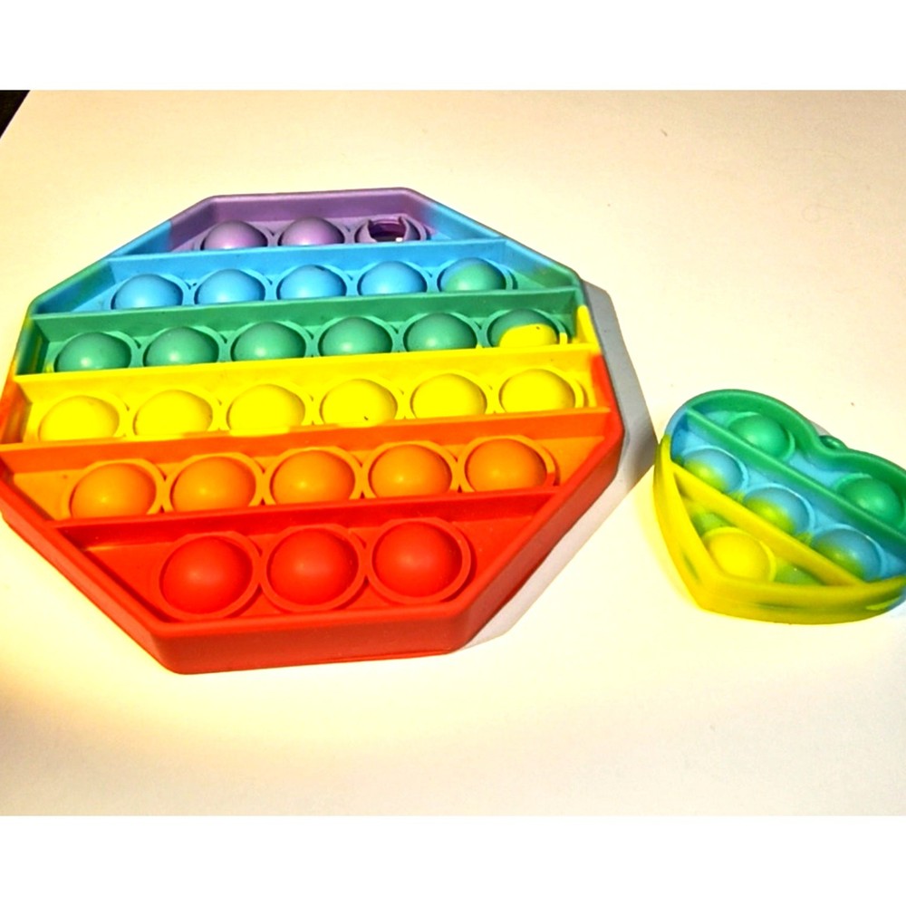 1781. Sensory Fidget Toys Silicone Bubbles Set of 2