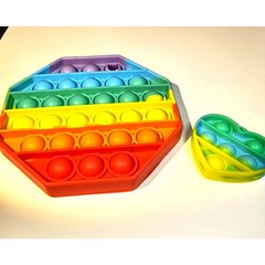 1781. Sensory Fidget Toys Silicone Bubbles Set of 2