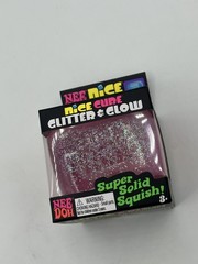 Nee Doh Nice Cube Glitter and Glow – PINK. Brand New. **FREE SHIPPING**