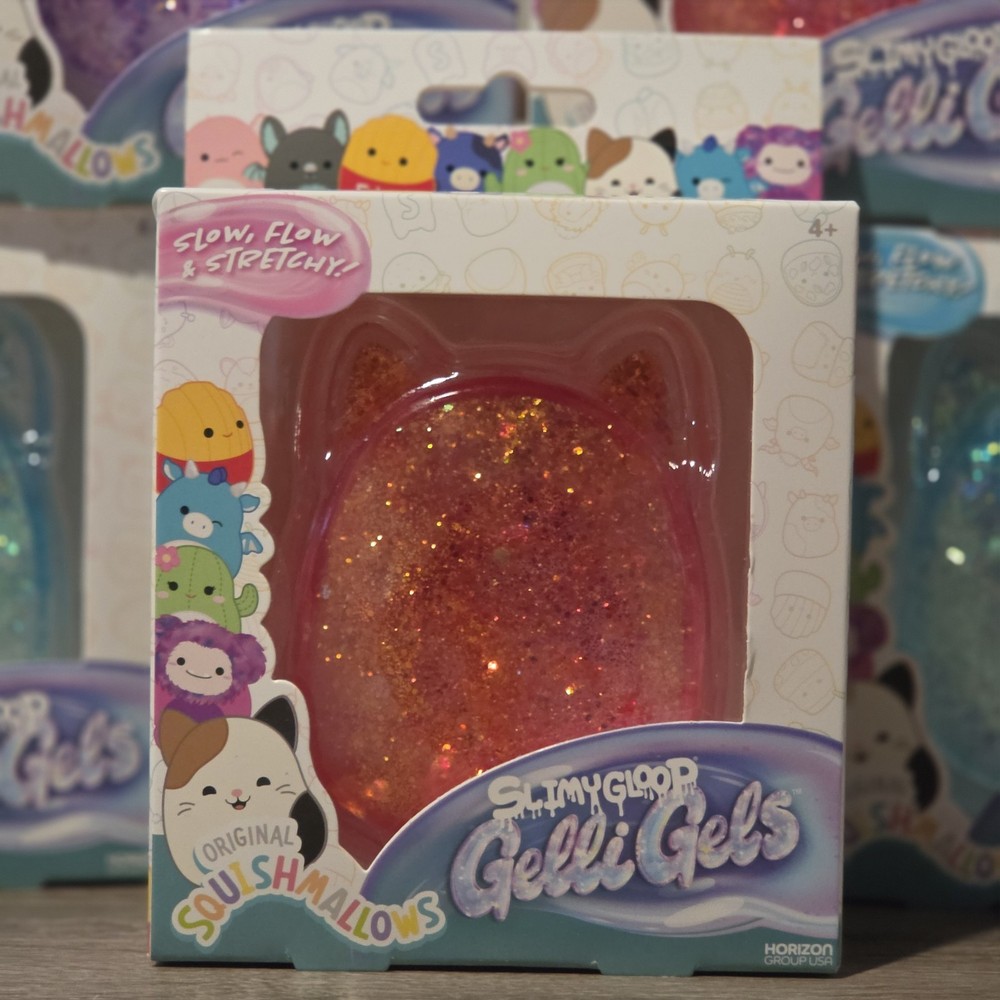 Squishmallows Gelli Gel Glitter Squishy Sensory toy (Pink)
