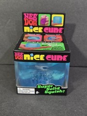 Nee Doh Nice Cube -Super Solid Squish! (Blue) Factory Sealed, Free Shipping #3