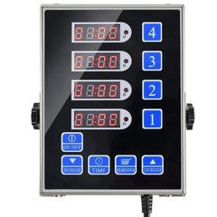Precision Kitchen Timers for Cooking – 4 Channel Commercial Kitchen Timer