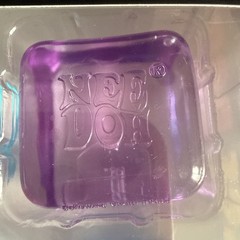 AUTH!! Schylling NeeDoh Nice Ice Baby 4 pack, Mini Nice Cube 1Pink 2Blue 1Purple