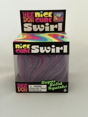 Authentic NeeDoh Nice Cube Swirl, Nee Doh Ice Cube PINK PURPLE WHITE BLACK