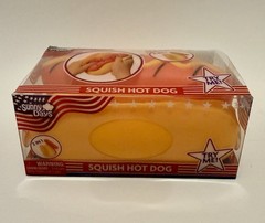 Squishy Hot Dog Squeezy Fidget Toy Sunny Days 2-in-1 Hotdog Stress Relief NEW
