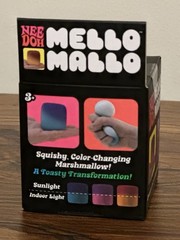 NeeDoh Mello Mallo – Pink Color-Changing Marshmallow Squishy!