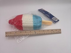 Sunny Days Squish Popsicle Tactile Squeeze Toy Blue Red White Yellow 3+ 2023