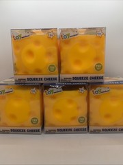 🧀 Squeeze Cheese Large Squishy Toy Toymendous – New in Box US Seller LOT OF 5