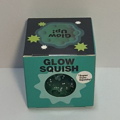 Jadore Glow Squish Squishy Glow-in-the-Dark Squeeze Toy, Green /Black Age 3+