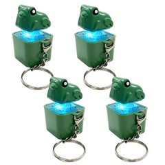 4pcs Frog Croaking Fidget Toy Keyboard Clicker Frog Fidget Toys Fun Keychain