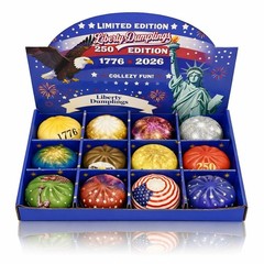 Set of 12 Pieces Fun Squishy “VIRAL SURPRISE Mystery” Dumpling Toy for all