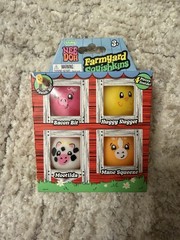 RARE Needoh Farmyard Squishkins MINT 100% AUTHENTIC Schylling Factory Sealed