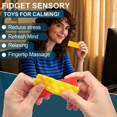 8 Pack Textured Sensory Suction Fidget Toys for Kids Adults Small, Multicolor