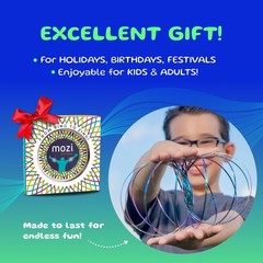 Geometric Magic Flow Bracelet – Easy to Use – 3D Bracelet Spiral Toy, Spinnin…