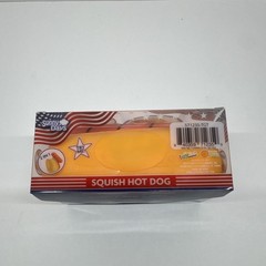 Sunny Days Squish Hot Dog 2-in-1 Tactile Squeeze Toy Yellow Red Age 17+