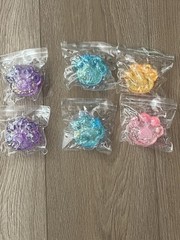 New Squishy Sensory Toy Glitter Squeezy Sparkle Sugar Pet Paw Print assorted