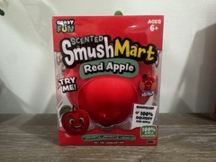 LOT OF 2!!!NEW Crazy Fun SmushMart Scented Red Apple Squishy Squeeze Toy Red RMS