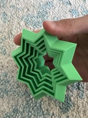 Green Star-Shaped Tactile Sensory Fidget Toy, Ages 4-7 8-11 12-16
