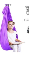 Aokitec Sensory Swing Indoor Hanging Hammock Pod Chair, 220 lb Max