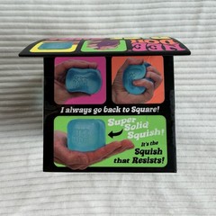 Schylling NeeDoh Nice Cube Super Solid Squish Blue Sensory Toy TikTok VIRAL NIB