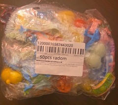 50pcs Random Assorted Sensory Fidget Toy Set Mixed Ages 3-11 Kids Party Favor