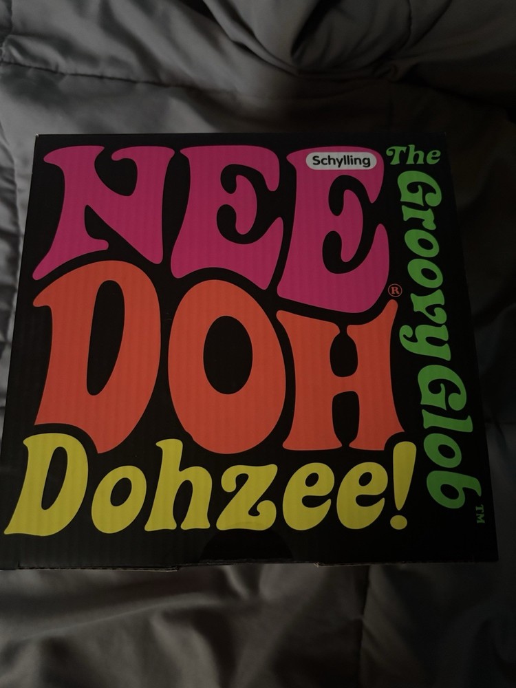 Schylling Nee Doh Dohzee! Groovy Glob Squeeze Toy, Purple