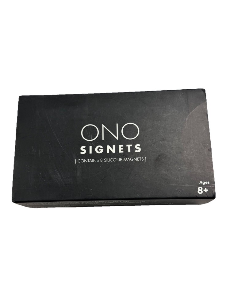 ONO Signets – Silicone Magnetic Balls with Textured Set of 8, Graphite