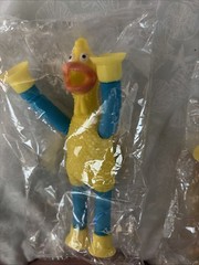 Telescopic Tube Chick Toy w/Suction Cup Hands Feet Screams When You Push Belly