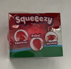 SUNNY DAYS ~ SQUEEEZY STRAWBERRY ~ Jumbo Squishy Calming Sensory Toy ~ 3+ ~ NEW