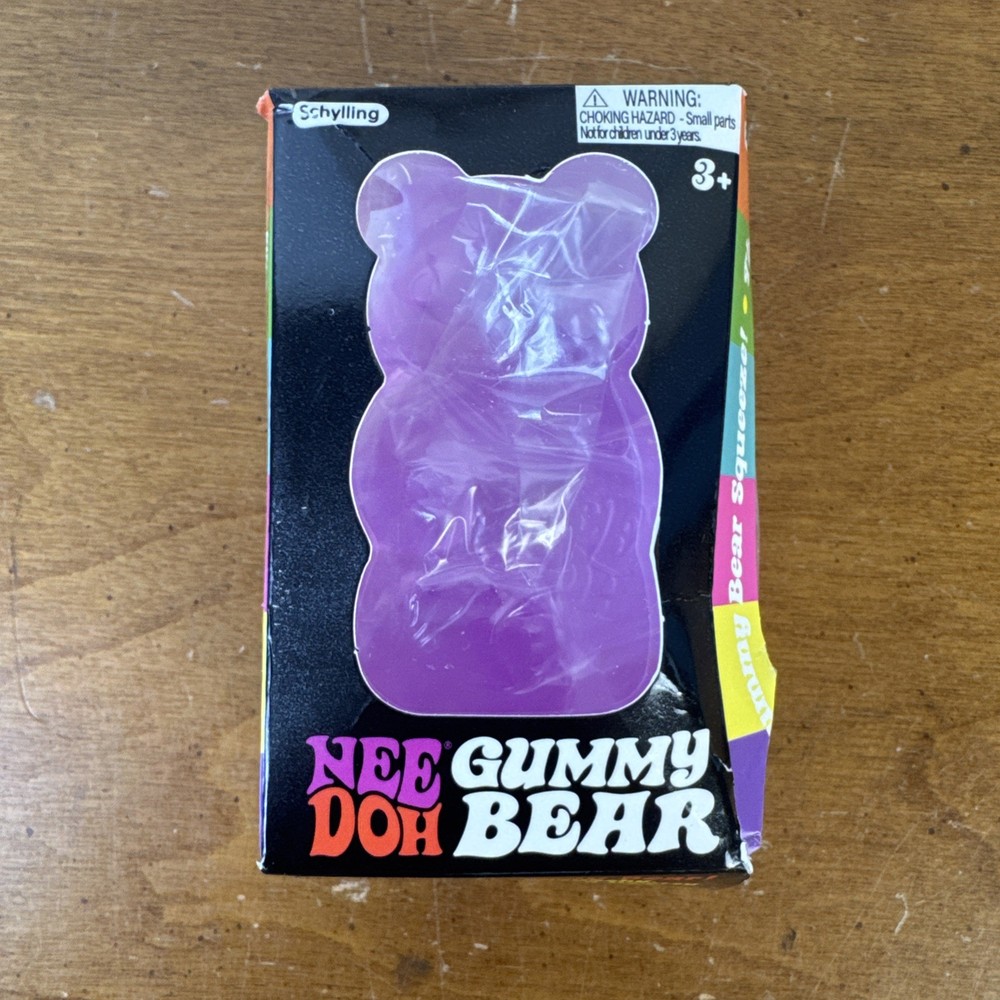 NeeDoh BLUE GUMMY BEAR – Viral Squishy Sensory Fidget Toy, BRAND NEW AUTHENTIC