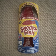 Swedish Fish Scented Stretchy Toy, Red Plastic, 4 in