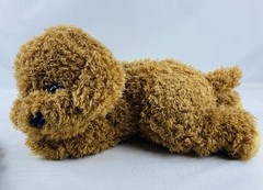 Sensory Fidget Dog Plush Golden Doodle Multiple Activities Weighted 13” Puppy
