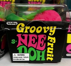 Schylling Groovy NeeDoh Fruit Squeeze Tactile Toy Set Multicolor Ages 3+