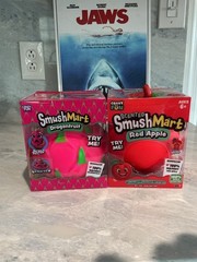 Crazy Fun SmushMart 5″ Red Apple & Dragonfruit Squishy Stress Reliever Lot of 2