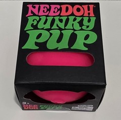 Needoh Funky Pup Pet Me Squishy Pup In Hand Ready To Ship New Sealed Pink