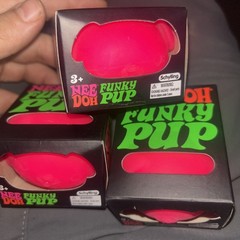Needoh Funky Pup Pink new in box – Squishy Stress Relief Toy Tik Tok Viral