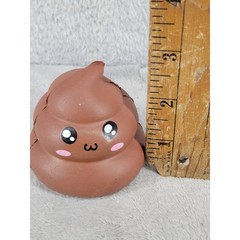 Kawaii Poop Squishy Stress Ball Toy Cute Emoji Face Brown Soft Squeeze
