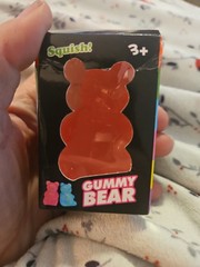 Squish! Pink Gummy Bear Squishy Tactile Squeeze Toy, Ages 3-4 Years