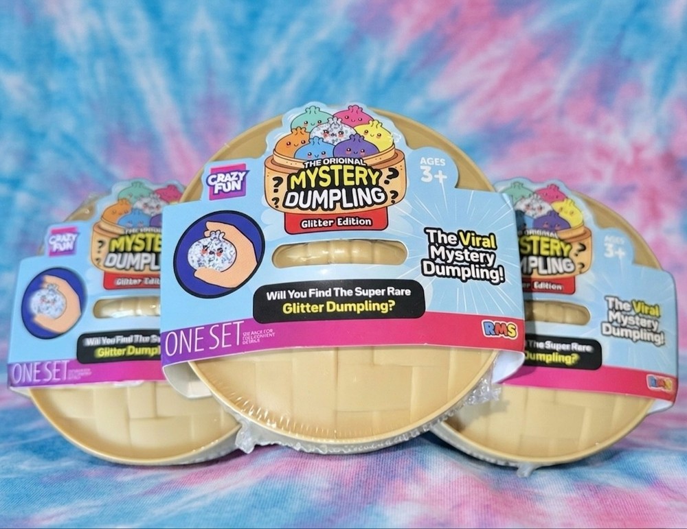 RMS Squishy Bun Original Mystery Dumpling Glitter Series Rare Viral New 2026