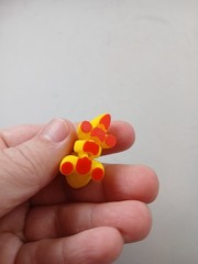 Articulated Flexible Triceratops Dinosaur Fidget Toy 3D Printed Stress Relief