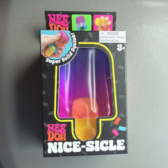Nee Doh Nice-Sicle Super Solid Squish Tactile Squeeze Toy Multicolor Ages 3+