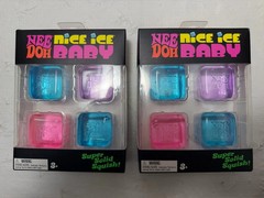 2x Needoh Nice Ice Baby Bundle 4 pack Mini Nice Cubes Brand New&Factory Sealed.