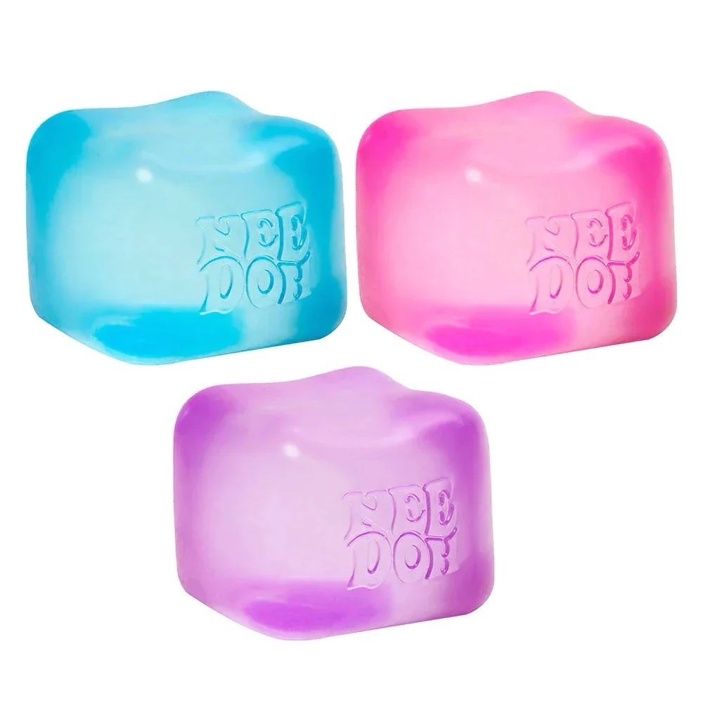 Needoh HOT 🔥 VIRAL TIKTOK NICE CUBE SUPER SOLID SQUISH NEE DOH – RANDOM COLOR